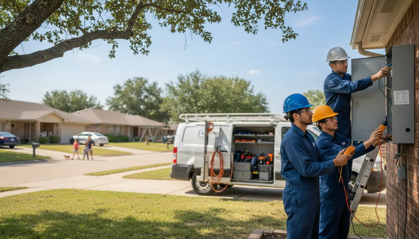 Certified electrician providing emergency electrical services in Mauston, WI